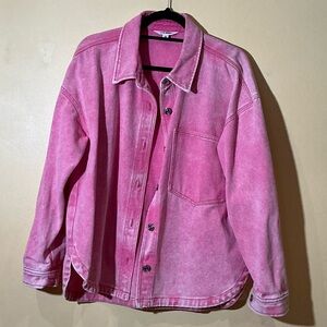 Pink Denim Jacket